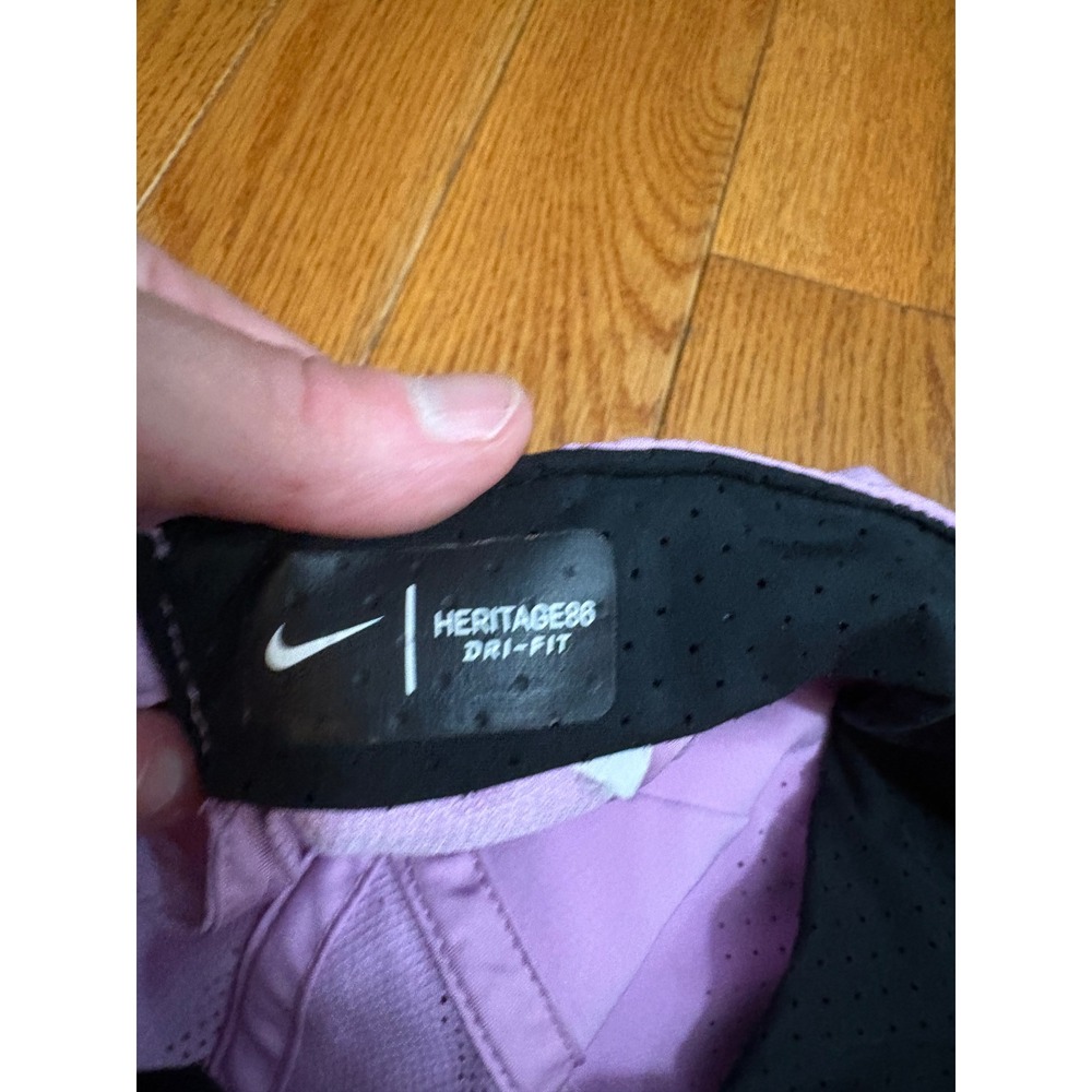 Nike Heritage86 Dri-FIT Adjustable Hat Light Purple Perforated Running Cap - Picture 3 of 5